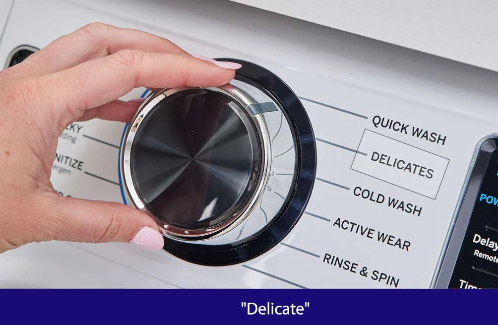 لباسشویی راز نهفته در دکمه Delicate لباسشویی : محافظت از الیاف حساس