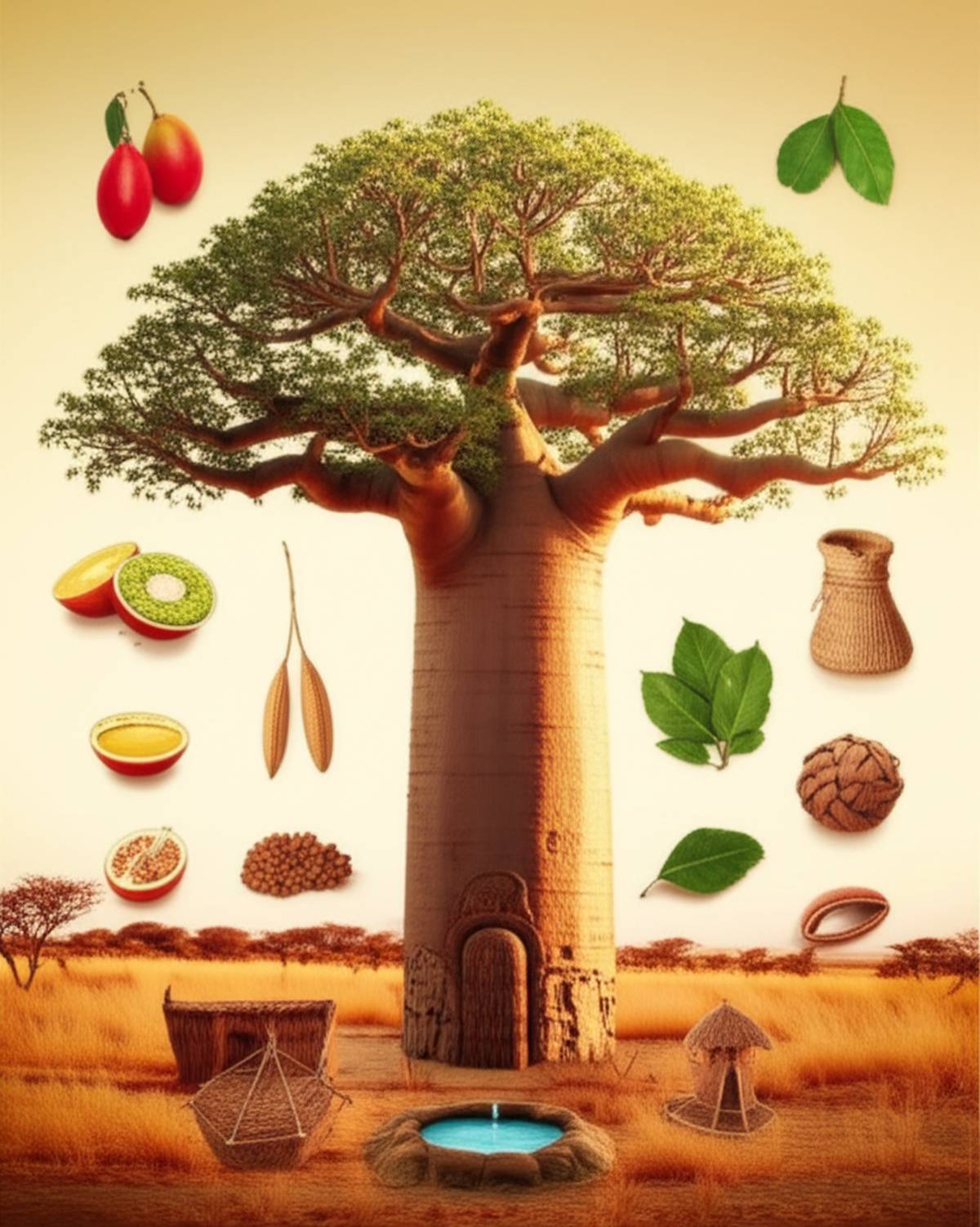 ۱۰ کاربرد شگفت انگیز درخت بائوباب | خواص و مزایا