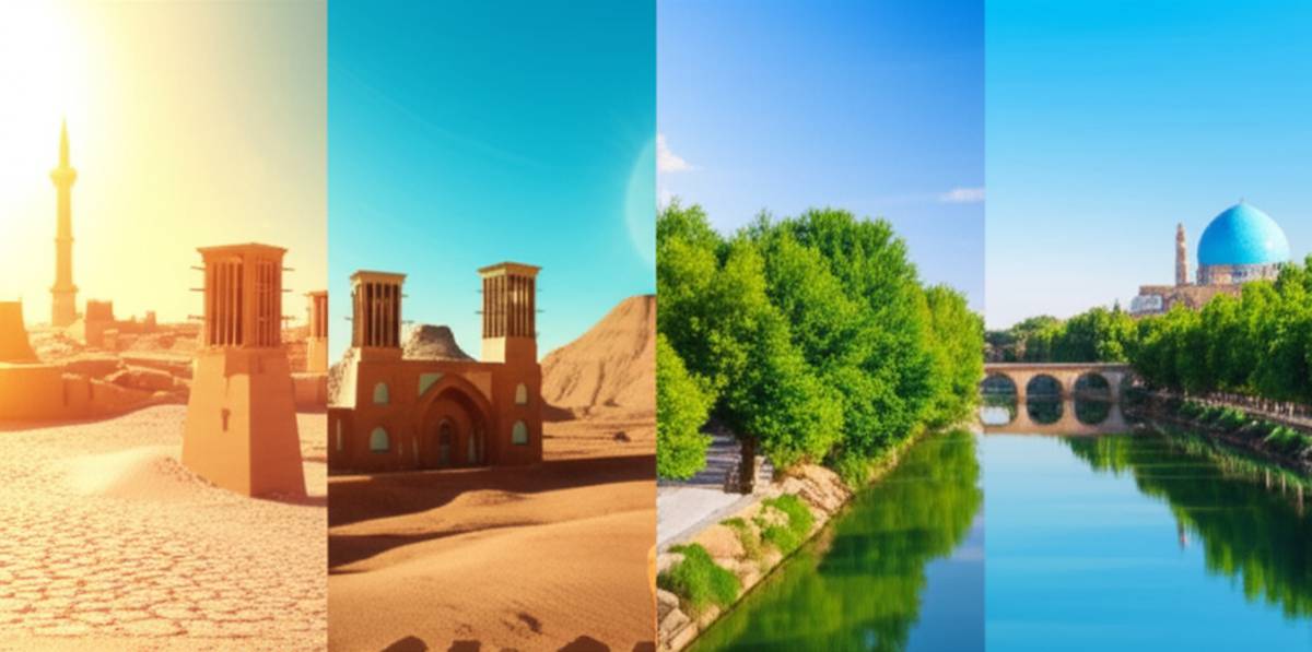 مقایسه جامع آب و هوای یزد و اصفهان | کدام شهر مناسب تر است؟