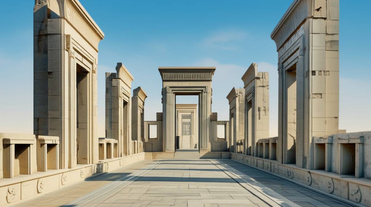 معماری کاخ آپادانای شوش: راهنمای کامل سبک هخامنشی