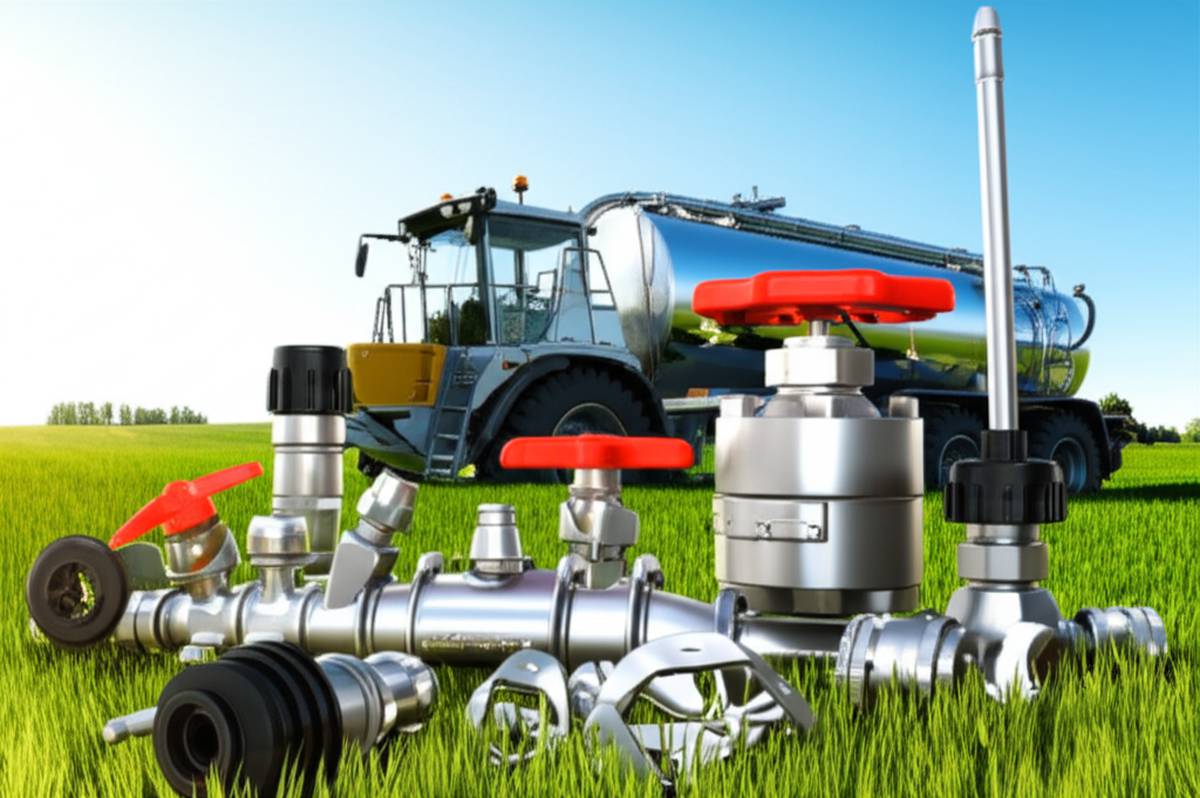 شیرآلات | شیمیایی لیست انواع شیرآلات و اتصالات تانکر کشاورزی