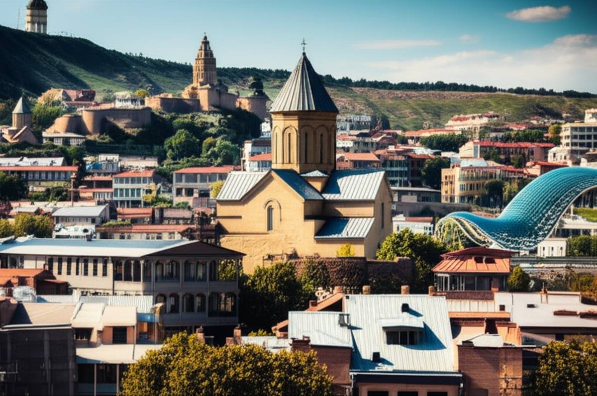 معماری تفلیس: شاهکار تلفیق سنت و مدرنیته