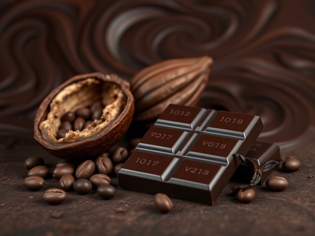 ترکیبات شکلات تلخ اصل