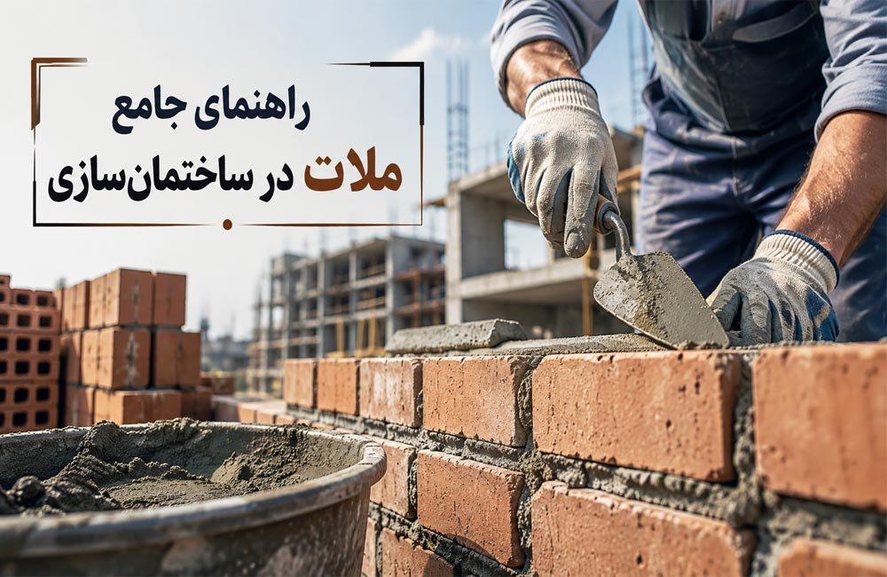 راهنمای جامع ملات در ساختمان‌سازی؛ از ملات گچ و ماسه تا ملات پلیمری